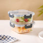 Set Of 2 Microwave Safe Glass Storage Food Containers 800ml