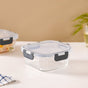 Set Of 2 Microwave Safe Glass Storage Food Containers 800ml