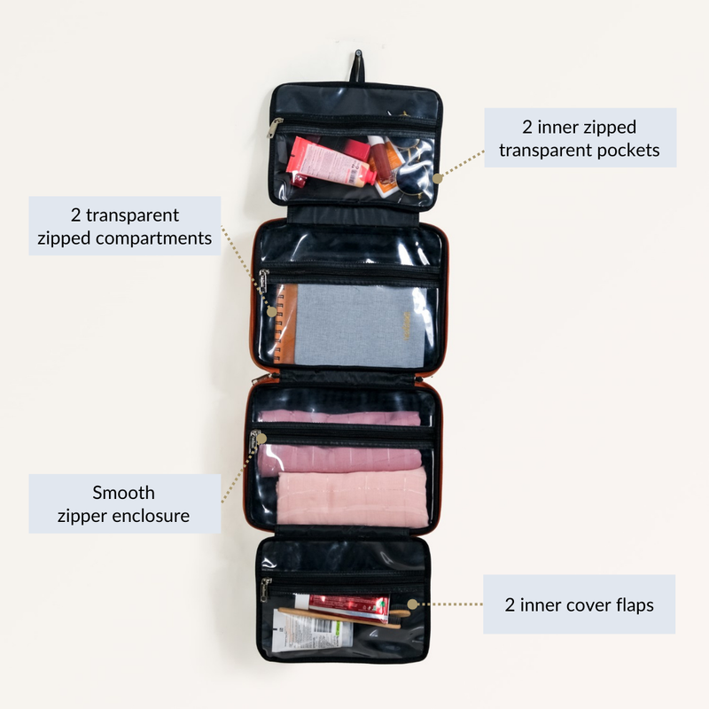 Travel Kit Bag Brown
