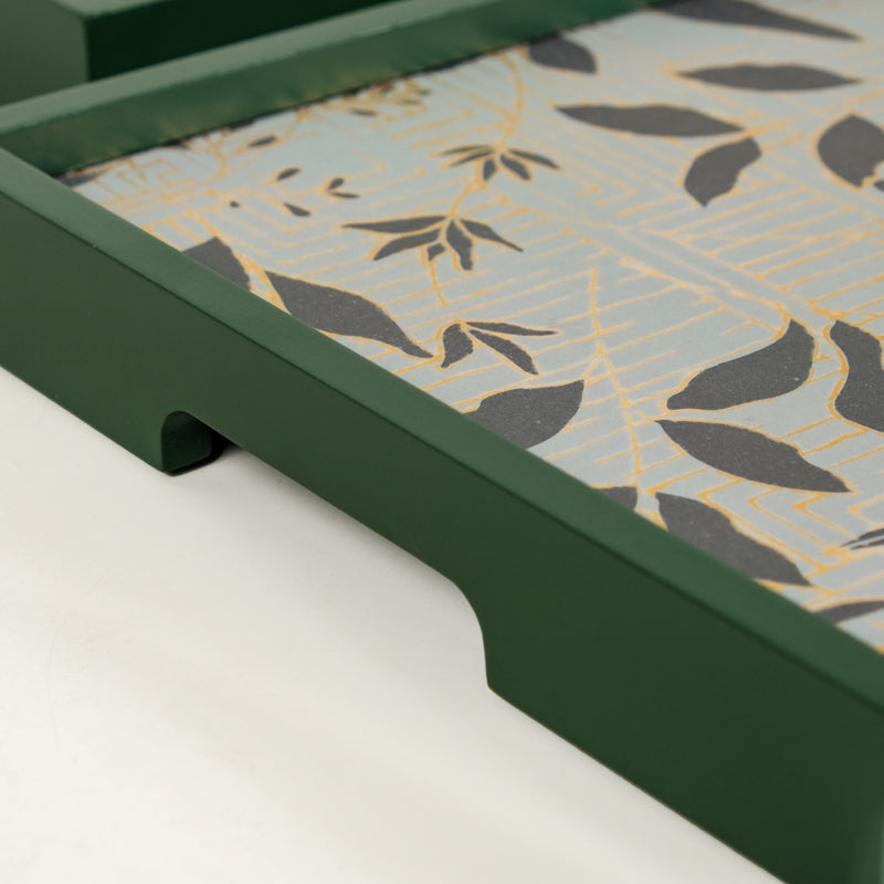 Verdantia Wooden Tea Tray Set Of 2