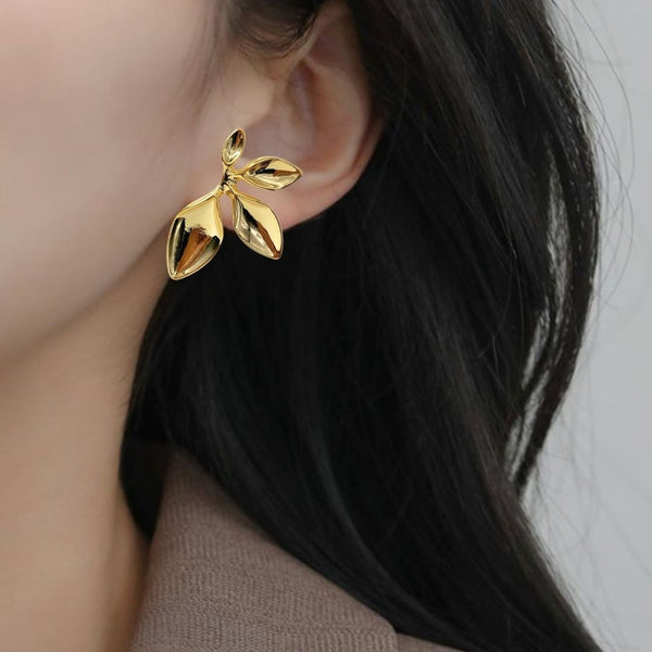 Tropical Grace Earrings Gold