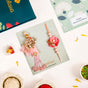 Pink Floral Rakhi And Lumba Gift Set
