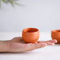 Set Of 10 Sustainable Terracotta Tea Cups 80ml - Kulhad, tea cup set, terracotta tea cups, earthen tea cups