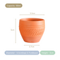 Set Of 10 Sustainable Terracotta Tea Cups 80ml - Kulhad, tea cup set, terracotta tea cups, earthen tea cups