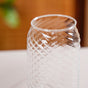 Set Of 4 Glass Tumblers With Wooden Lids And Glass Straws 500ml