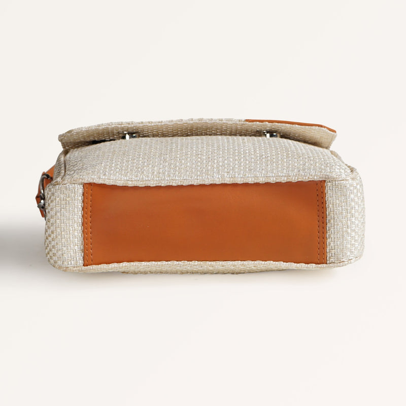 Tuscany Tan Vegan Leather Shoulder Bag