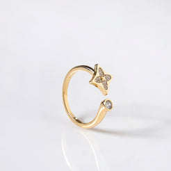 Gold Core Twinkle Ring