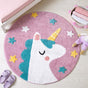 Unicorn Round Floor Mat 100cm