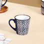 Baroque Tea Cup Set Of 6 Navy Blue 250ml