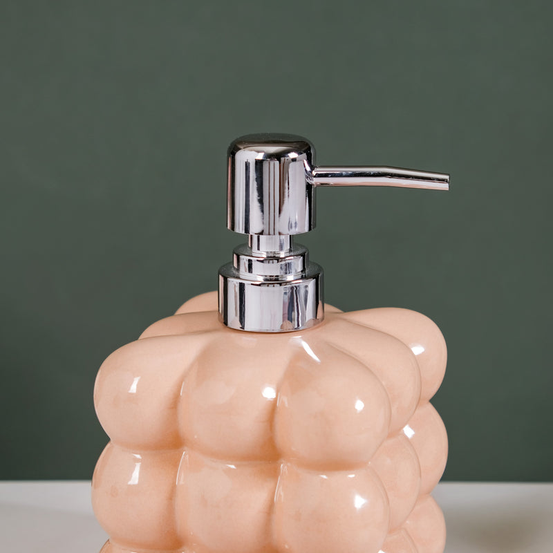 Bubble Design Soap Dispenser Beige 520ml