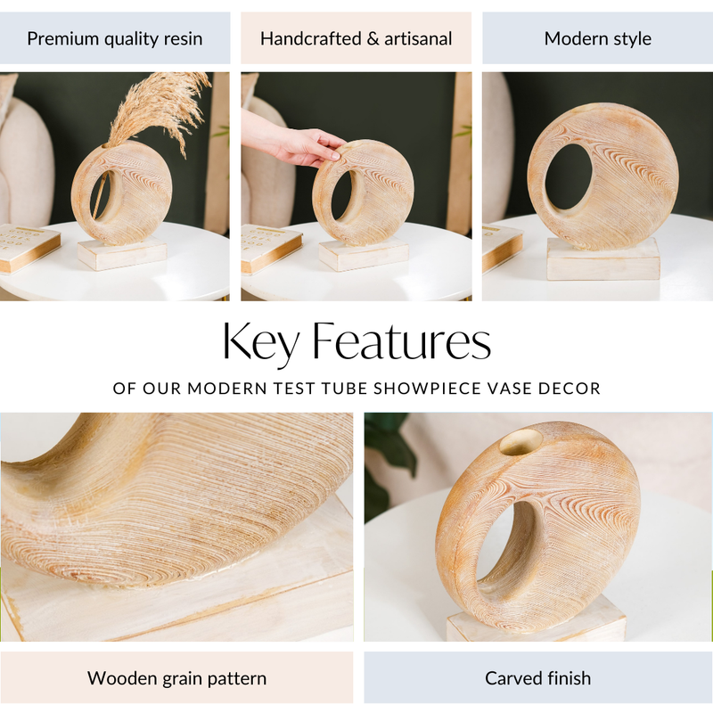 Contemporary Test Tube Showpiece Vase Decor- Modern Test Tube Vase, Showpiece Decor, Test Tube Vase Decor, Contemporary Vase Decor