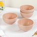 Costola Snack Bowls Set Of 4 Beige 650ml