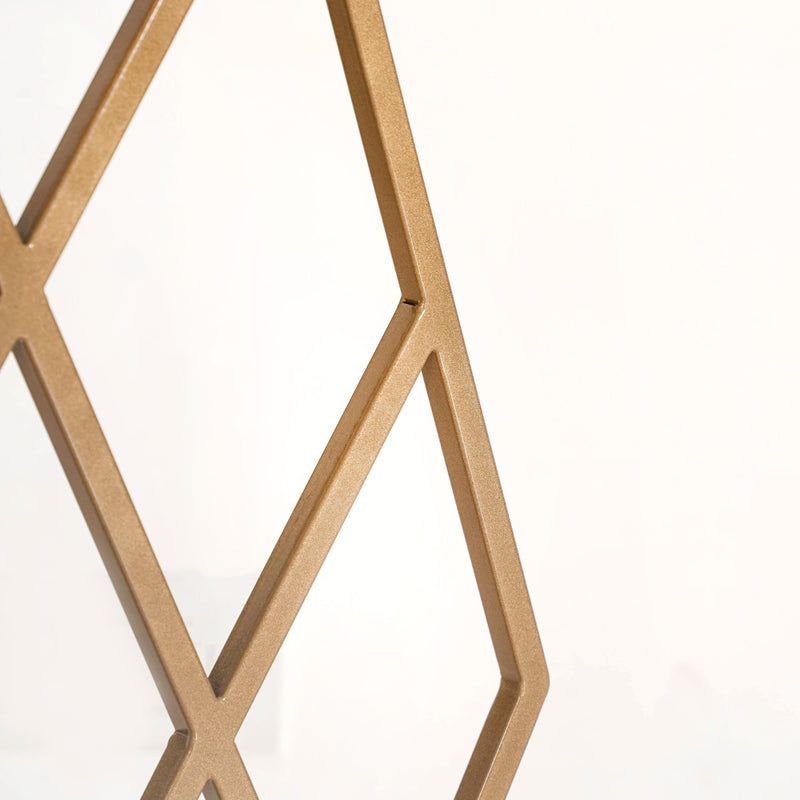 Hexagonal Puja Backdrop Metal Frame