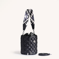 Quilted Bucket Bag Black