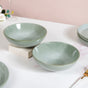 Pallor Ceramic Serving Bowl Set Of 2 Sage 1000ml