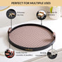 Urban Weave Multipurpose Round Tray Taupe