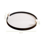 Urban Weave Multipurpose Round Tray White