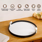 Urban Weave Multipurpose Round Tray White