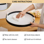 Urban Weave Multipurpose Round Tray Whitee
