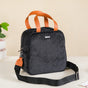 Sling Velvet Thermal Insulated Lunch Bag Black