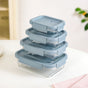 Venti Food Containers Blue Set Of 4 370ml 660ml 1000ml 1500ml