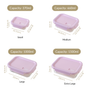 Venti Food Containers Lavender Set Of 4 370ml 660ml 1000ml 1500ml