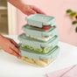Venti Food Containers Sage Green Set Of 4 370ml 660ml 1000ml 1500ml