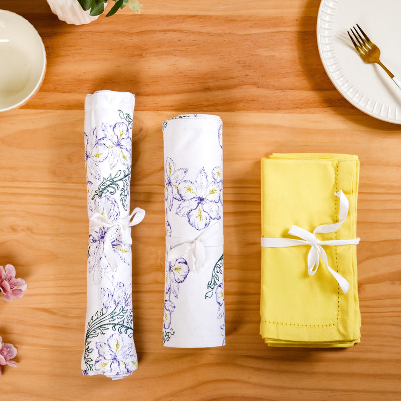 Verde Hosting Essential Table Place Mats Runner and Napkin Set