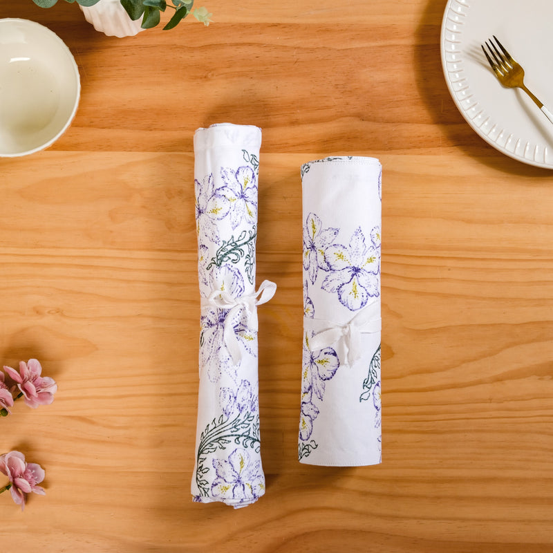 Verde Pure Cotton Table Runner And Placemat Set Of 7