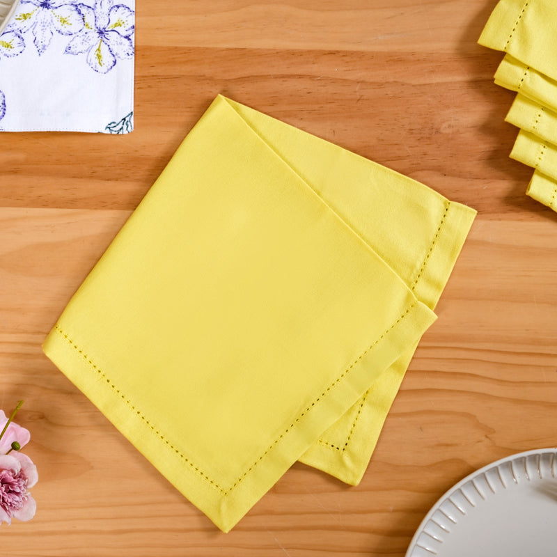 Verde Solid Green Table Napkins Set Of 6