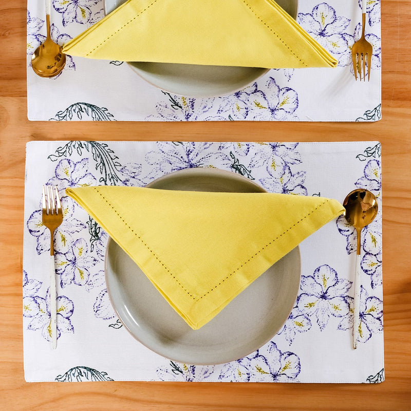 Verde Solid Green Table Napkins Set Of 6