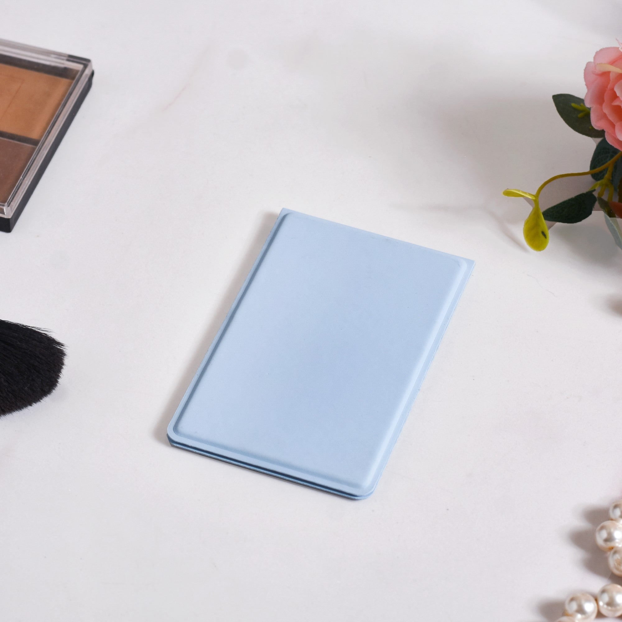Elegant Compact Mirror Sky Blue Online - Premium Handheld Mirror