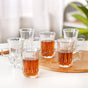 Vintage Glass Turkish Tea Cup Set Of 6 150ml
