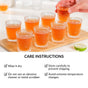 Vintage Embossed Shot Glass Set Of 12 55ml