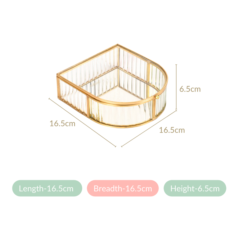 Flip Lid Arched Jewellery Box
