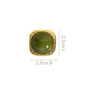 Vintage Nouveau Studs Green