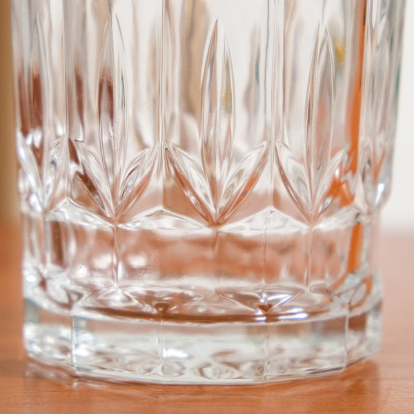 Set Of 6 Vintage Old Fashioned Whiskey Glasses 230ml