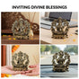 Vishnupriya Maha Laxmi Pure Brass Idol With Gift Box 10cm