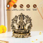 Vishnupriya Maha Laxmi Pure Brass Idol With Gift Box 10cm