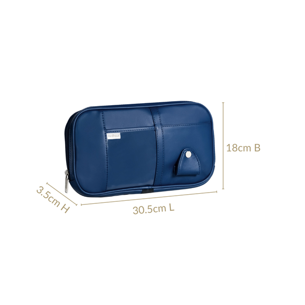 Multipurpose Car Sun Visor Organizer Blue