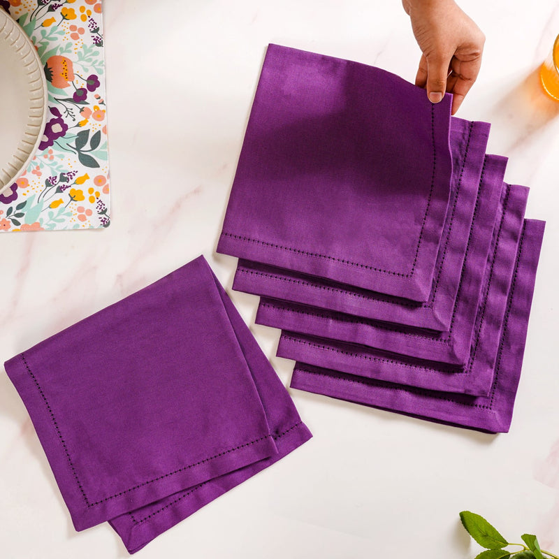 Viola Table Napkin Set Of 6