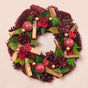 Crimson Pine Cones Ecofriendly Wreath