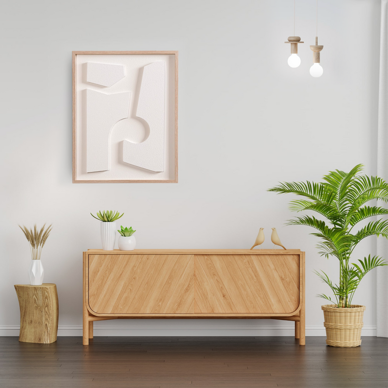 Art 3D Wall Decor With Frame 20x16 Inch