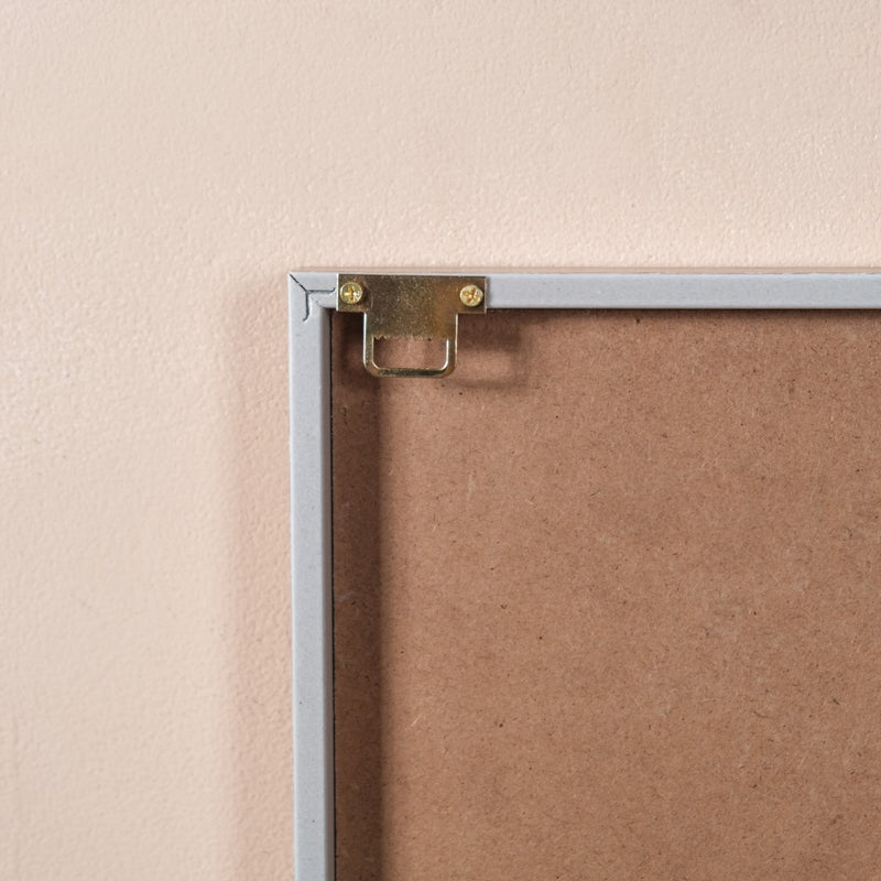 Boho Inspired 3D Raffia Wall Art With Frame 20x16 Inch- wall art, wall decor, wall art for home, canvas prints