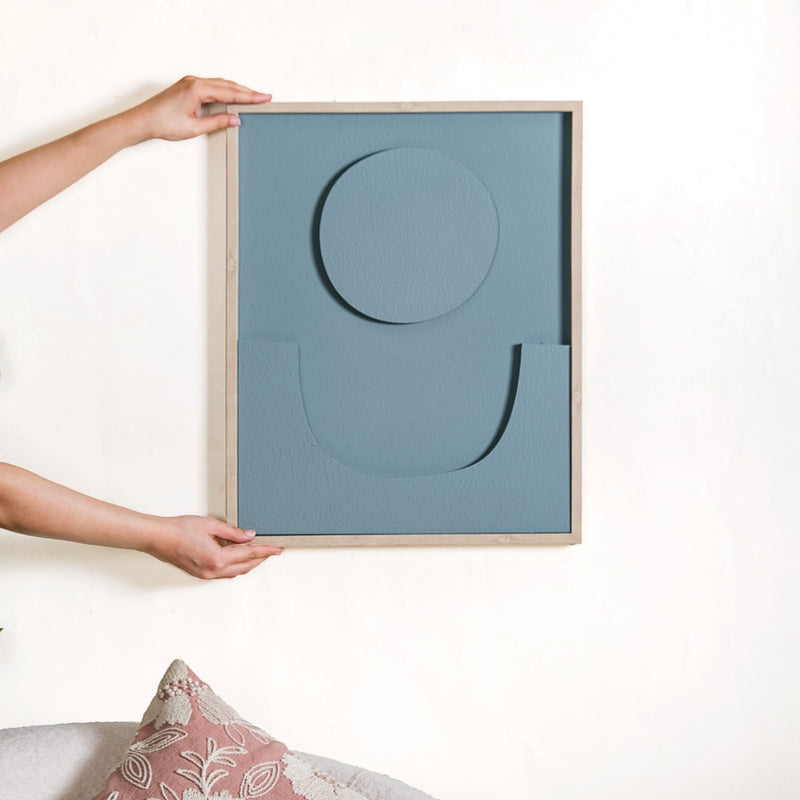 3D Framed Artwork For Accent Wall Decor 20x16 Inch- Wall art, minimalist, 3d wall art, abstract wall art, acrylic wall art, modern wall art