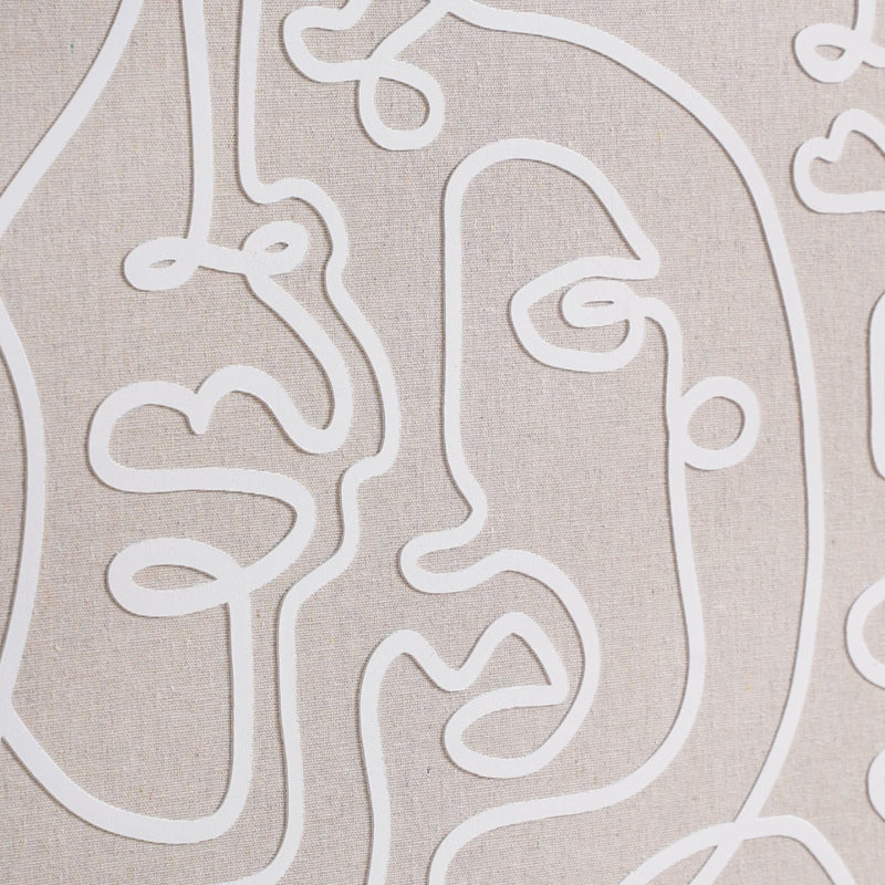 Faces Line Art Wall Decor 23x17 Inch- Faces Line Art, Wall Decor, Line Art Faces, Decorative Wall Art, Minimalist Face Art