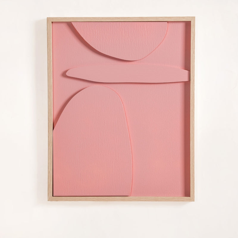 Modern 3D Abstract Framed Wall Art 20x16 Inch