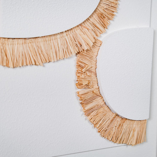 Boho Inspired 3D Raffia Wall Art With Frame 20x16 Inch Online - Premium ...