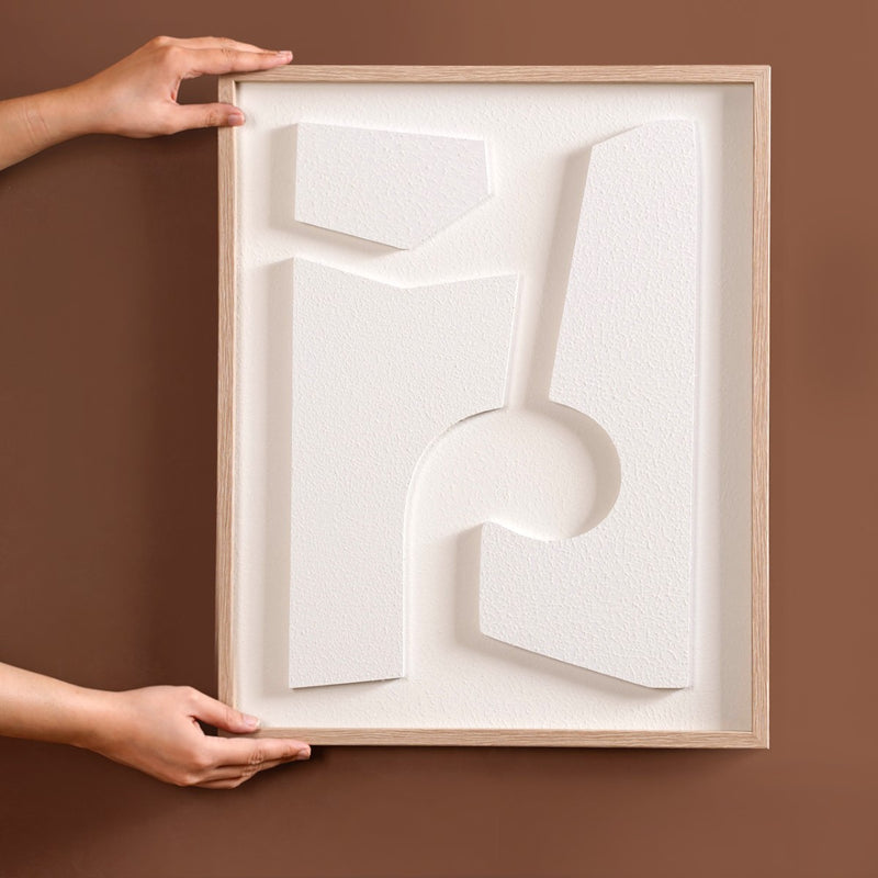 Art 3D Wall Decor With Frame 20x16 Inch