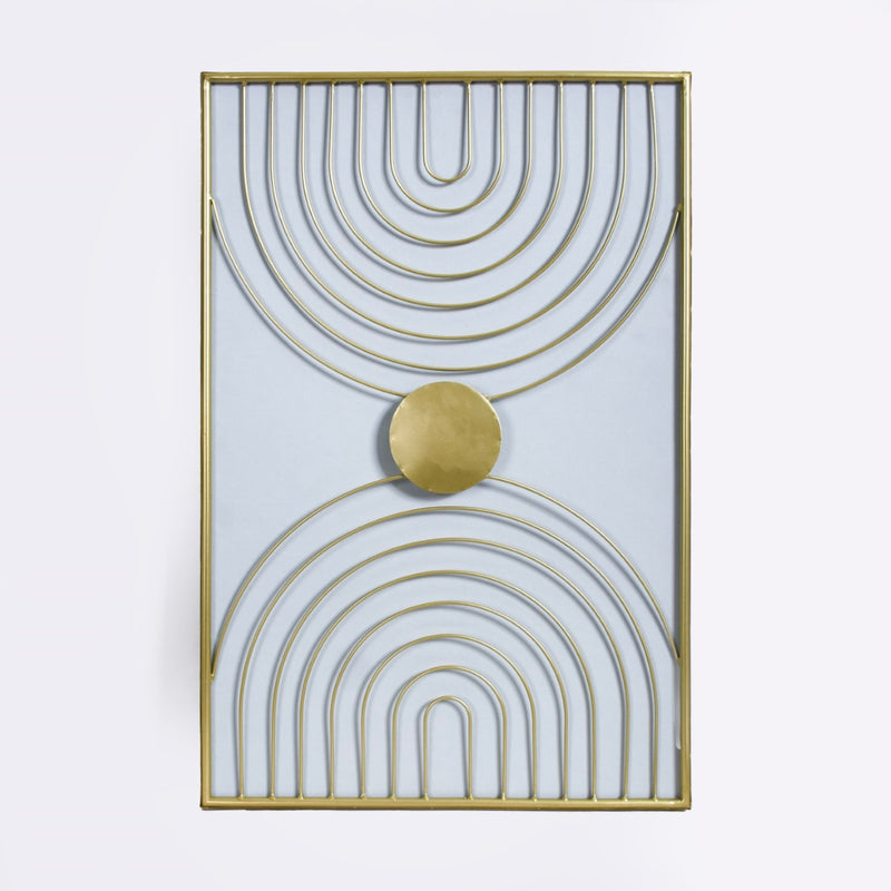 Arch Wabi Sabi Framed Metal Artwork For Wall Decor 23x15 Inch- Wall art, minimalist, 3d wall art, abstract wall art, acrylic wall art, modern wall art